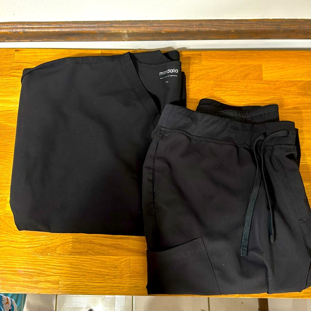 Black Mandala Scrubs